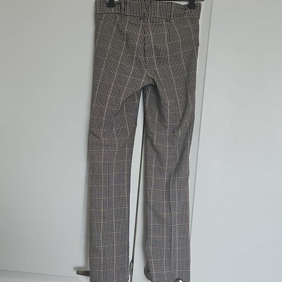 Suzy Shier Buffalo Check Mid-Rise Skinny Casual Pants Brown XS - Picture 4 of 16